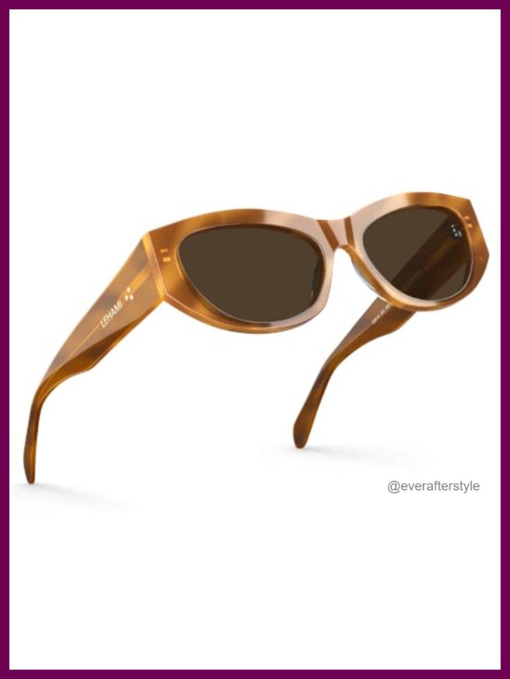 Cat Eye Acetate Polarized Sunglasses with UV Protection for Women